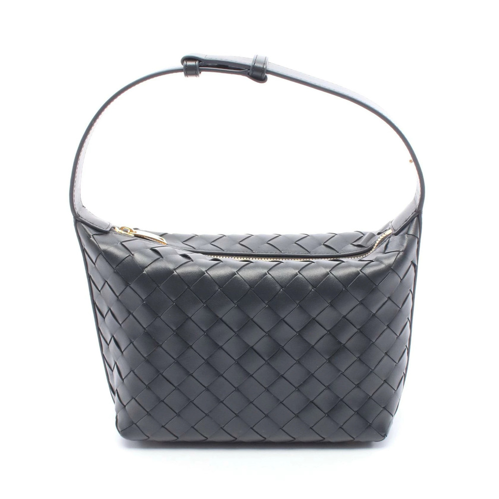 Bottega Veneta Wallace Intrecciato Leather Hobo Bag Gray